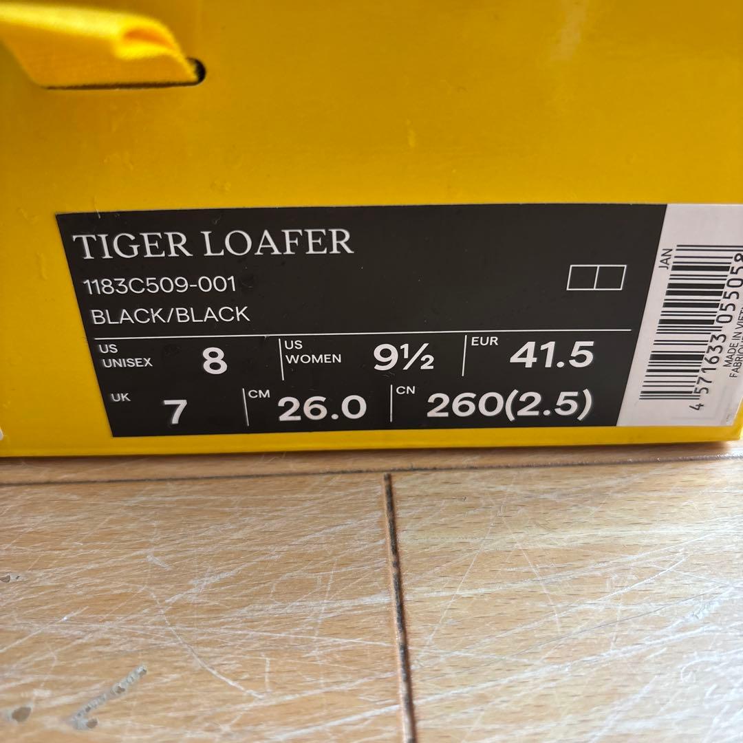 Onitsuka Tiger ローファー 黒 26cm (41,5)