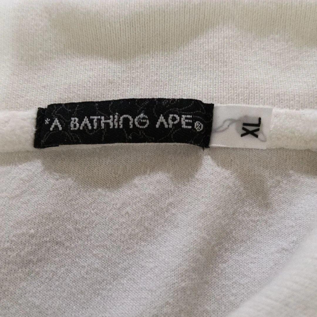 激レアデザイン　A BATHING APE ホワイトポロシャツ