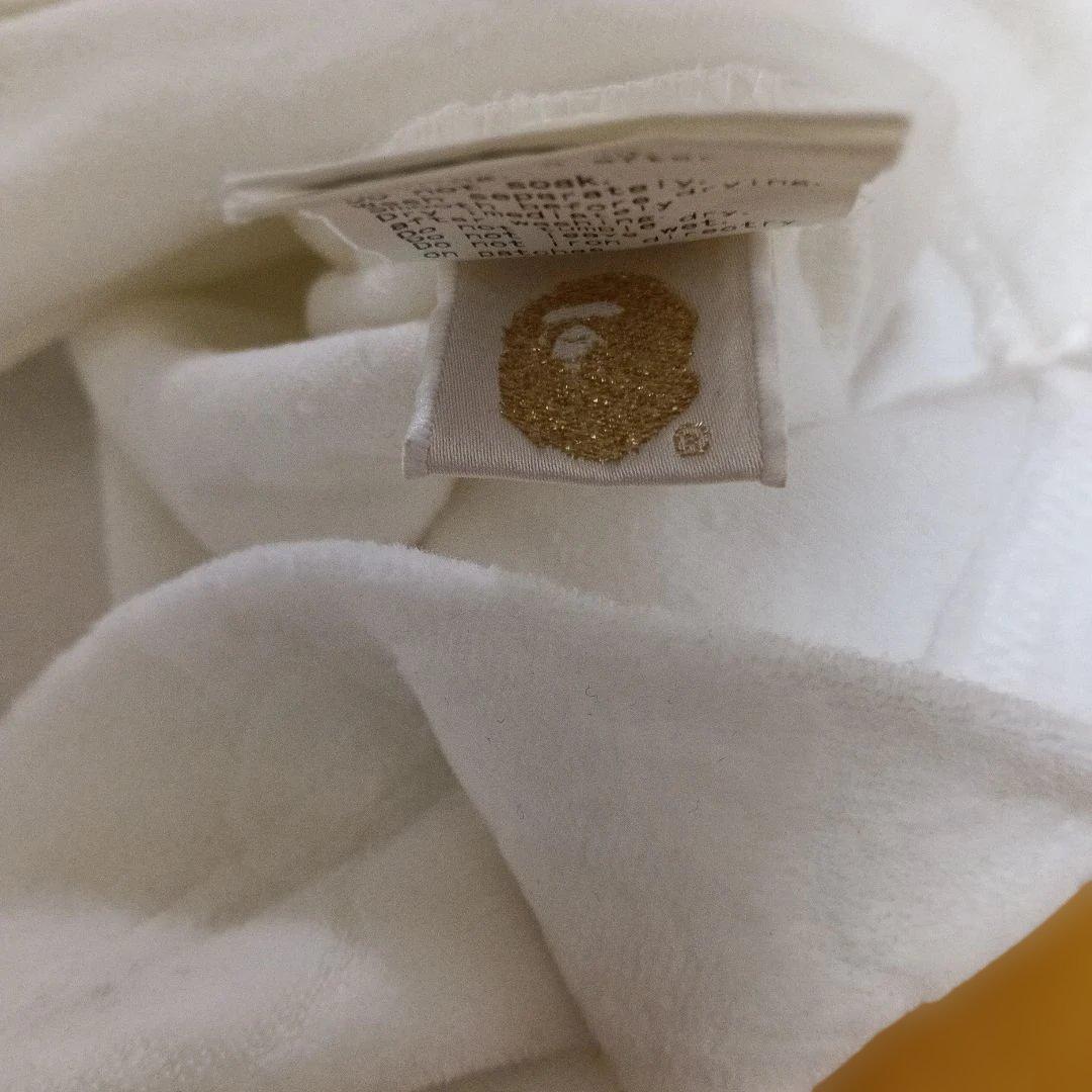 激レアデザイン　A BATHING APE ホワイトポロシャツ