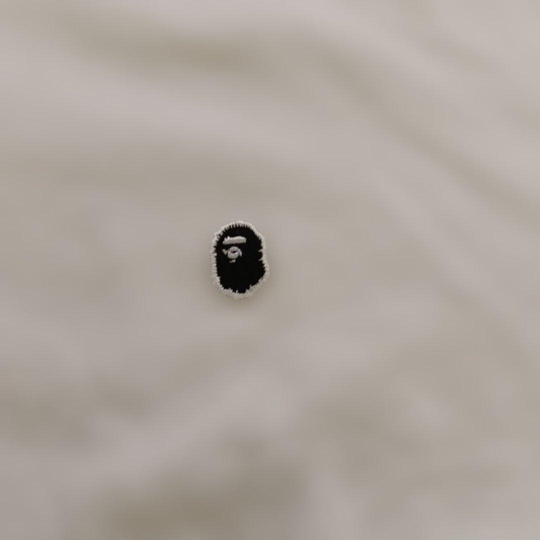 激レアデザイン　A BATHING APE ホワイトポロシャツ