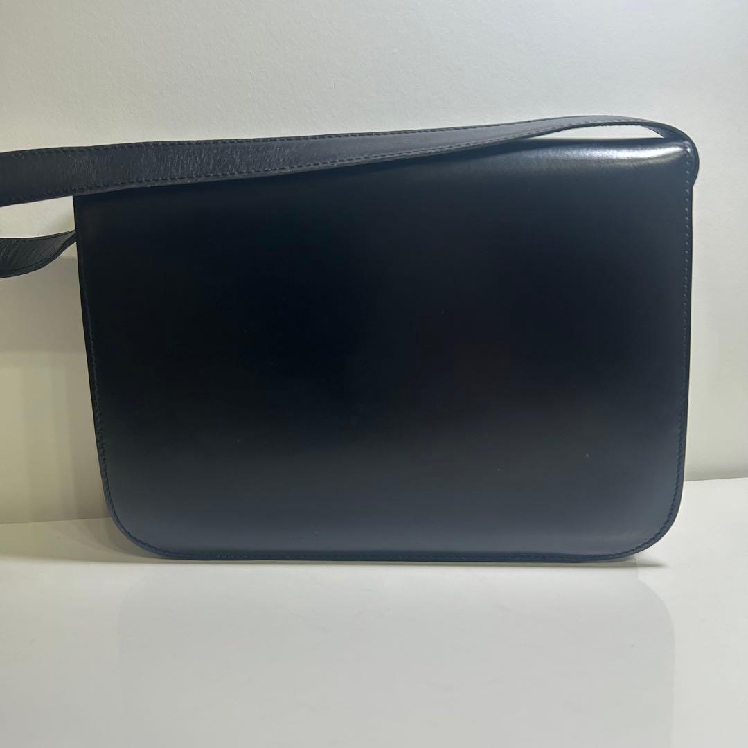 【美品】セリーヌ CELINE ショルダーバッグ トリオンフ金具 ポシェット