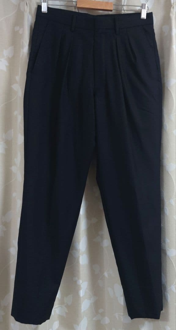 美品MBハイエンド尾州ウールＭサイズセットアップジャケットズボンブラック