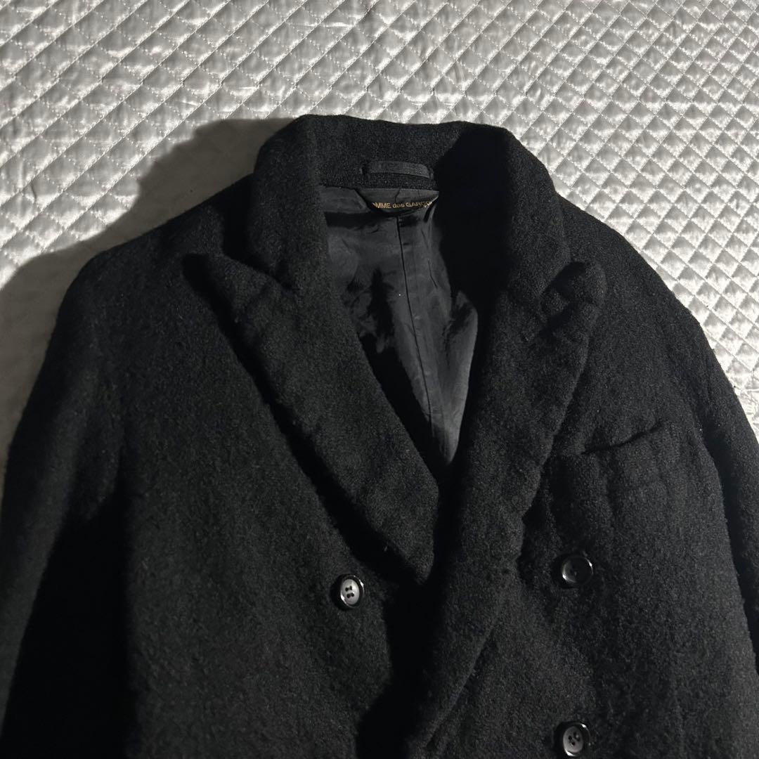 AD2011 11AW ウール縮絨ショートダブルジャケット 黒 archive