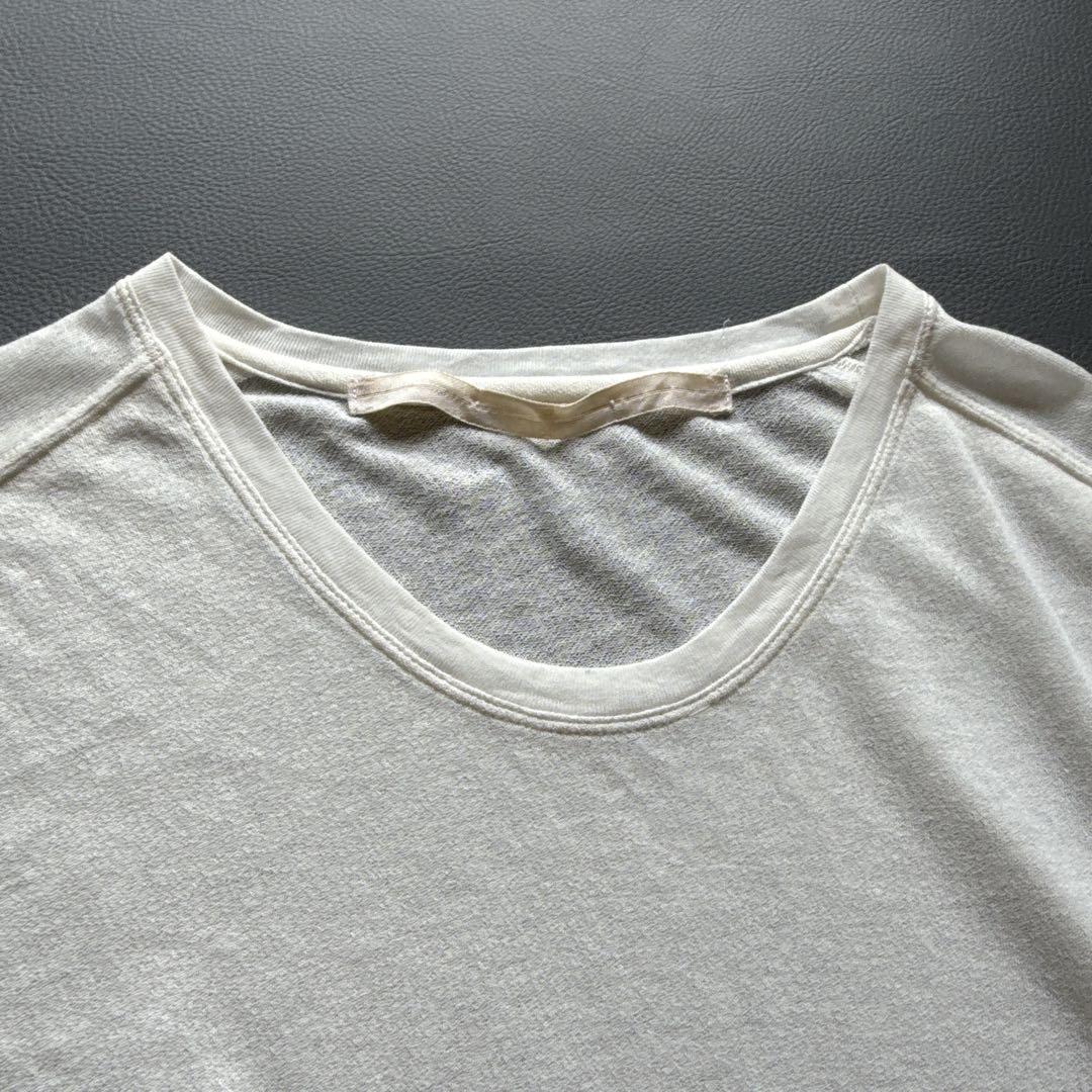 【美品】JULIUS ユリウス　カットソー　ロンT 白　ゆったり　日本製