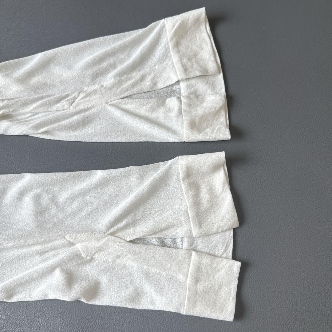 【美品】JULIUS ユリウス　カットソー　ロンT 白　ゆったり　日本製