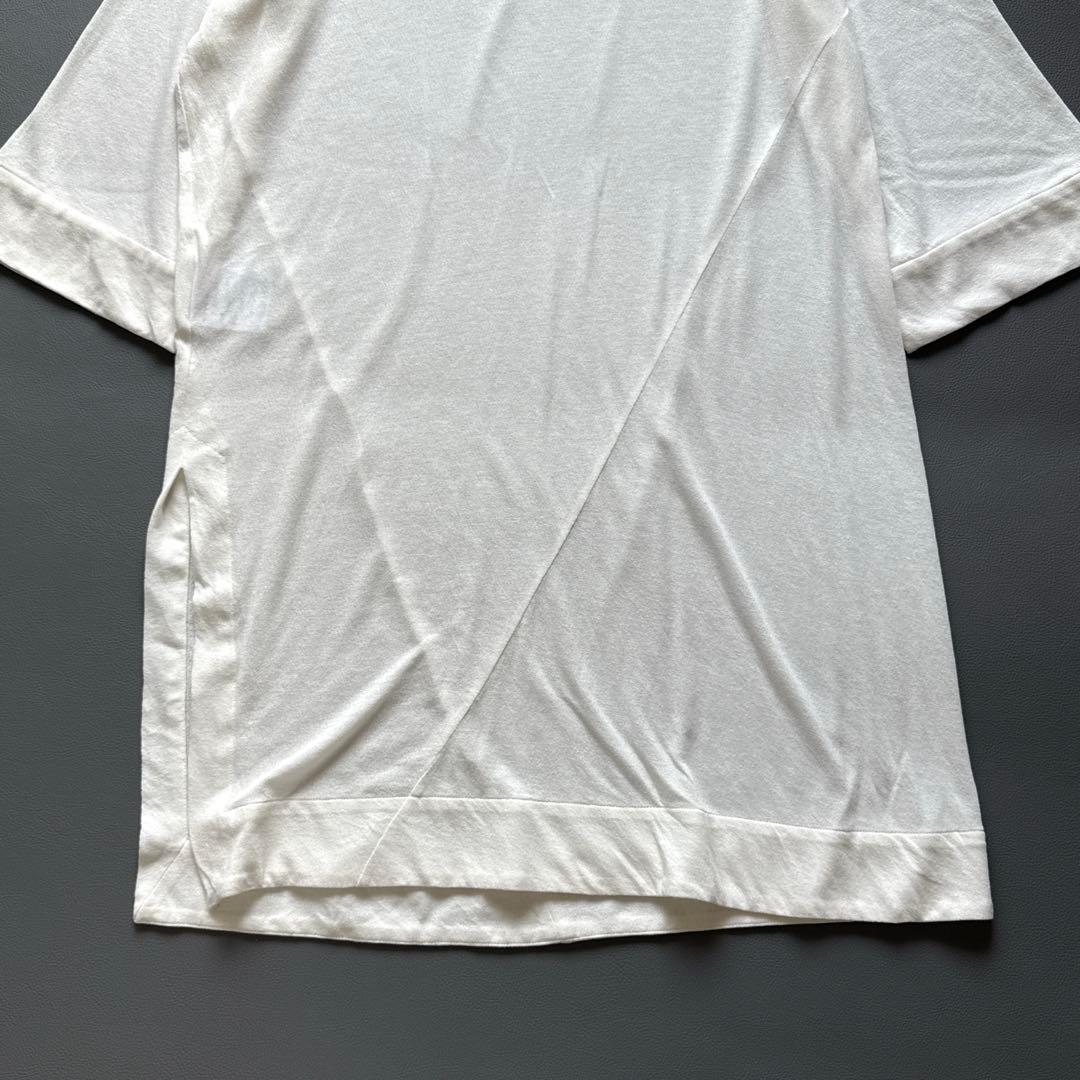 【美品】JULIUS ユリウス　カットソー　ロンT 白　ゆったり　日本製