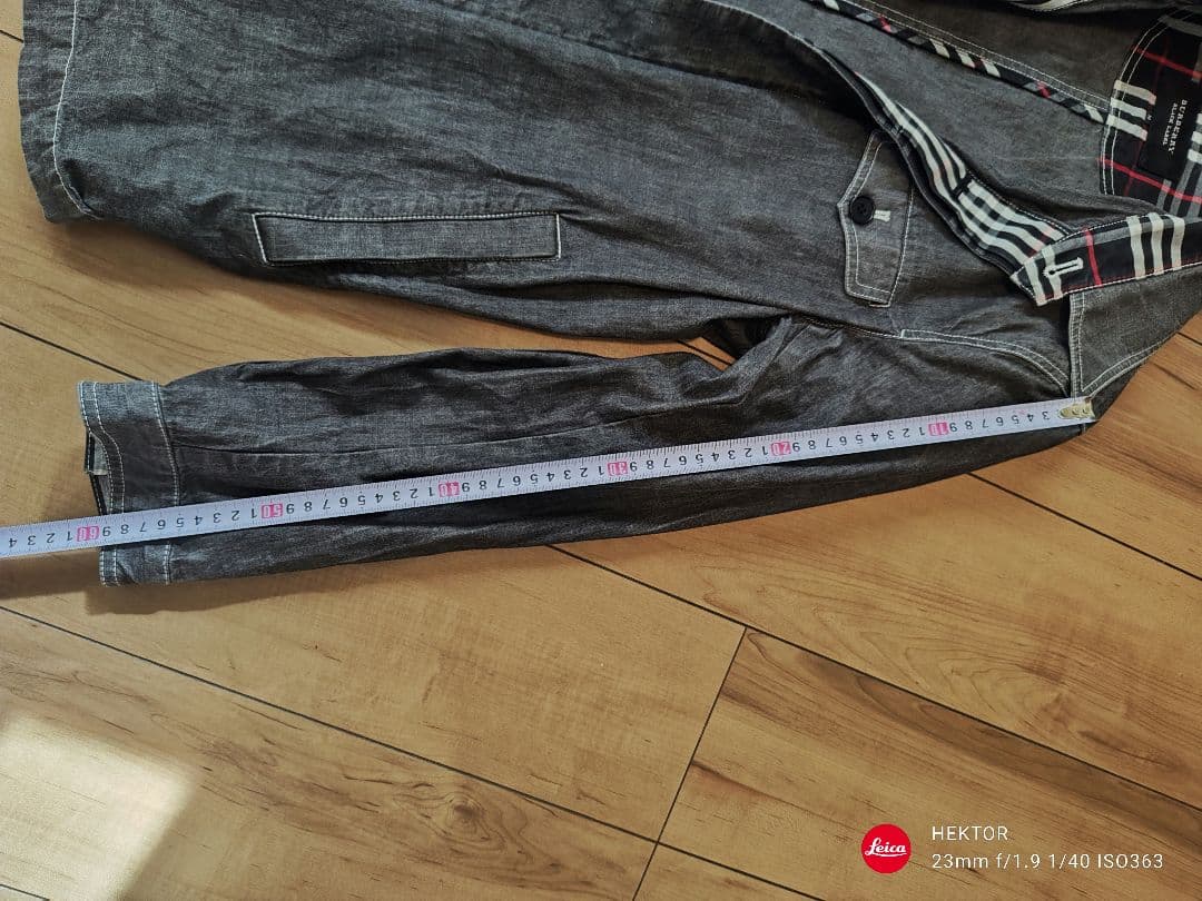 値下げ！希少BURBERRY BLACK LABEL デニムジャケット M
