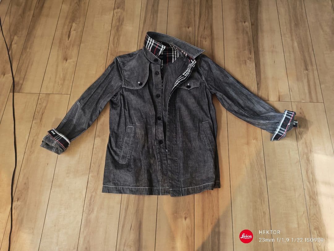 値下げ！希少BURBERRY BLACK LABEL デニムジャケット M