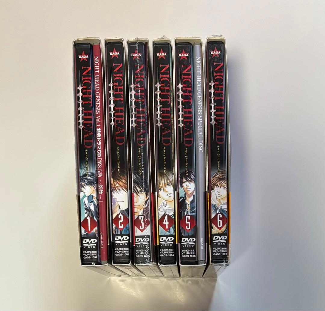 アニメNIGHT HEAD GENESIS DVD全巻セット 美品　ナイトヘッド