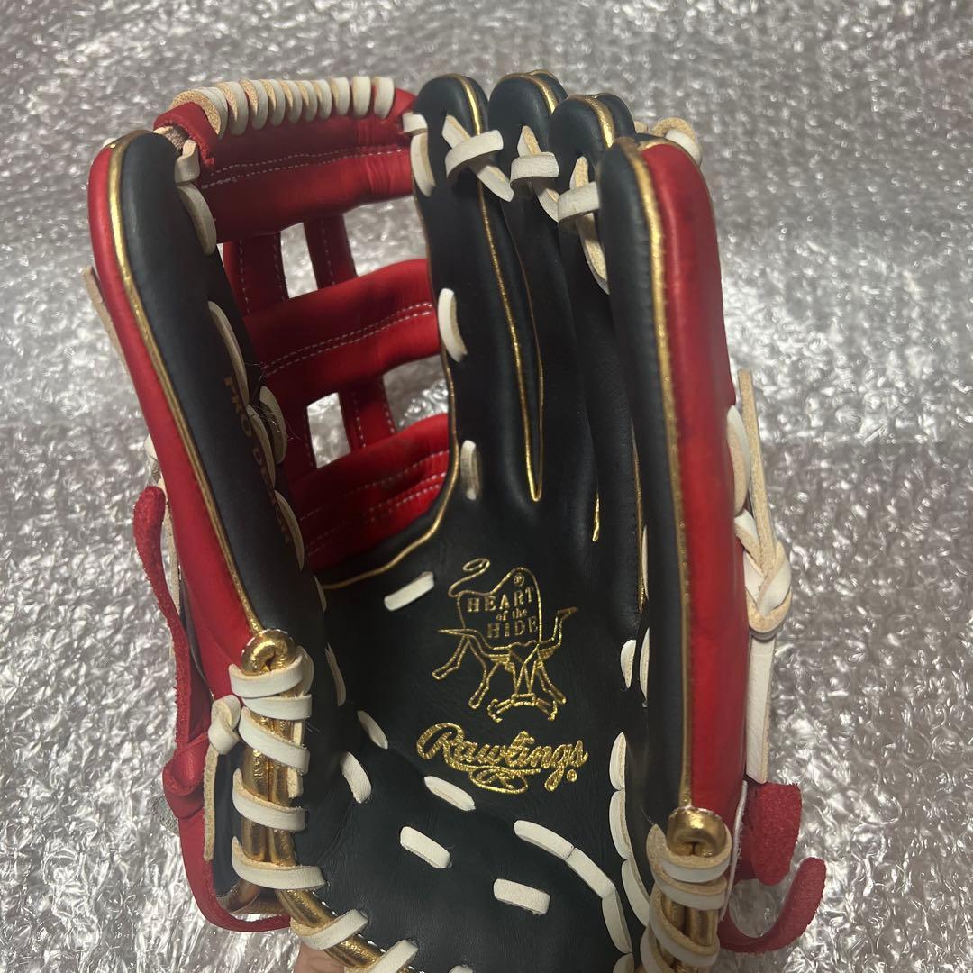 Rawlings Gold Glove 黒/赤　GR2HMN55FB