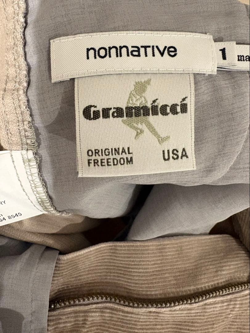 nonnative × GRAMICCIウォーカーイージーパンツコーデュロイ