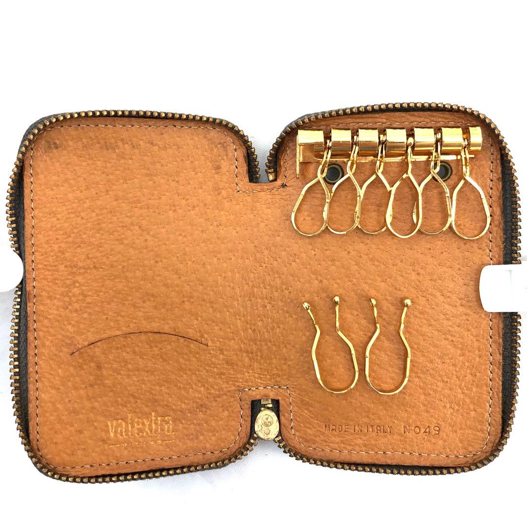 M01/047 Valextra ヴァレクストラ 象革　6連キーケース