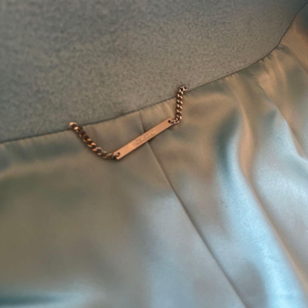 セルフォード　ロングコート　水色