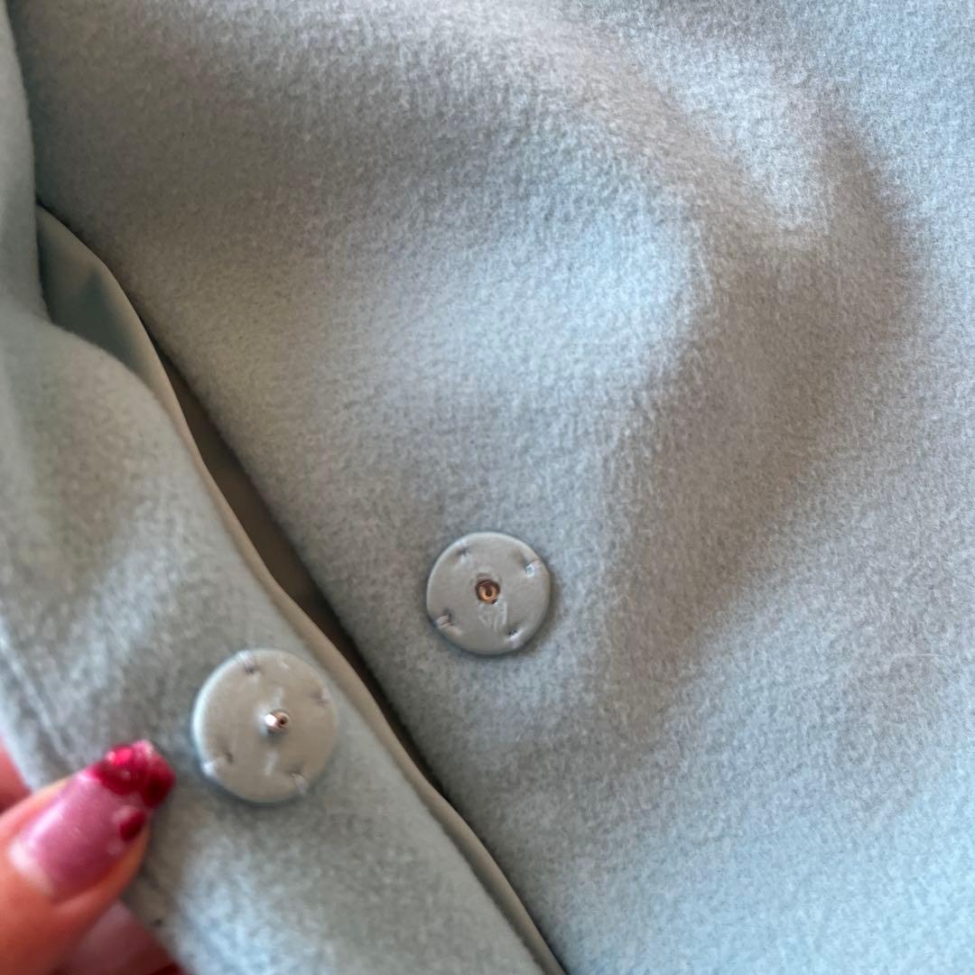 セルフォード　ロングコート　水色