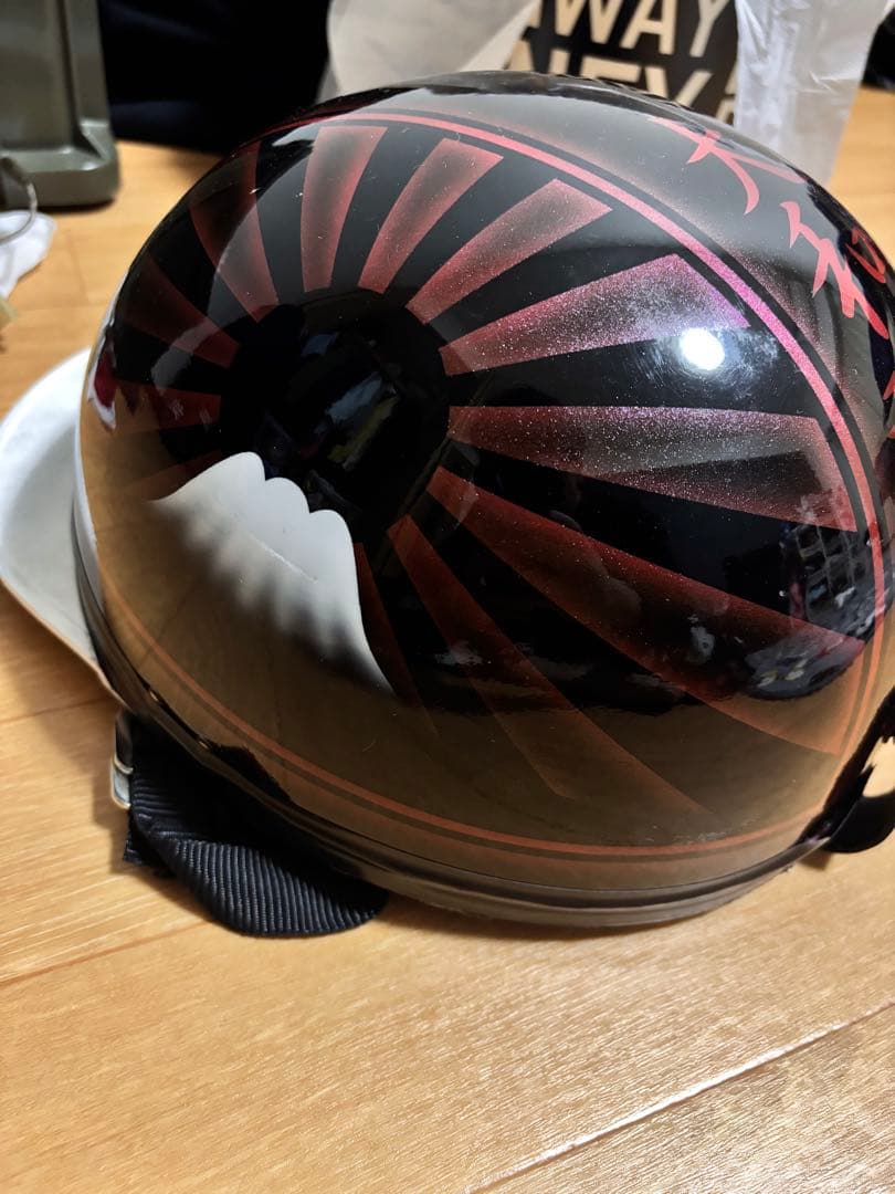 あゆ定価24000円オーダ品コルク半　黒赤ぼかし グラデーション