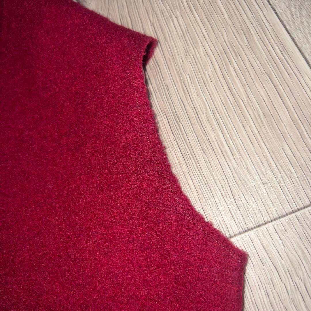 ★美品！45R フォーティファイブアール ウール100% 縮絨ニットジレベスト