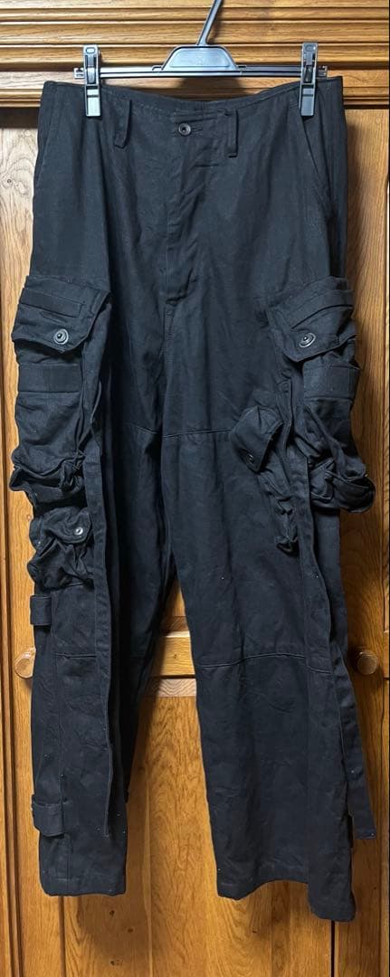 JULIUS 24aw ガスマスクカーゴパンツ　879PAM3-BK サイズ2