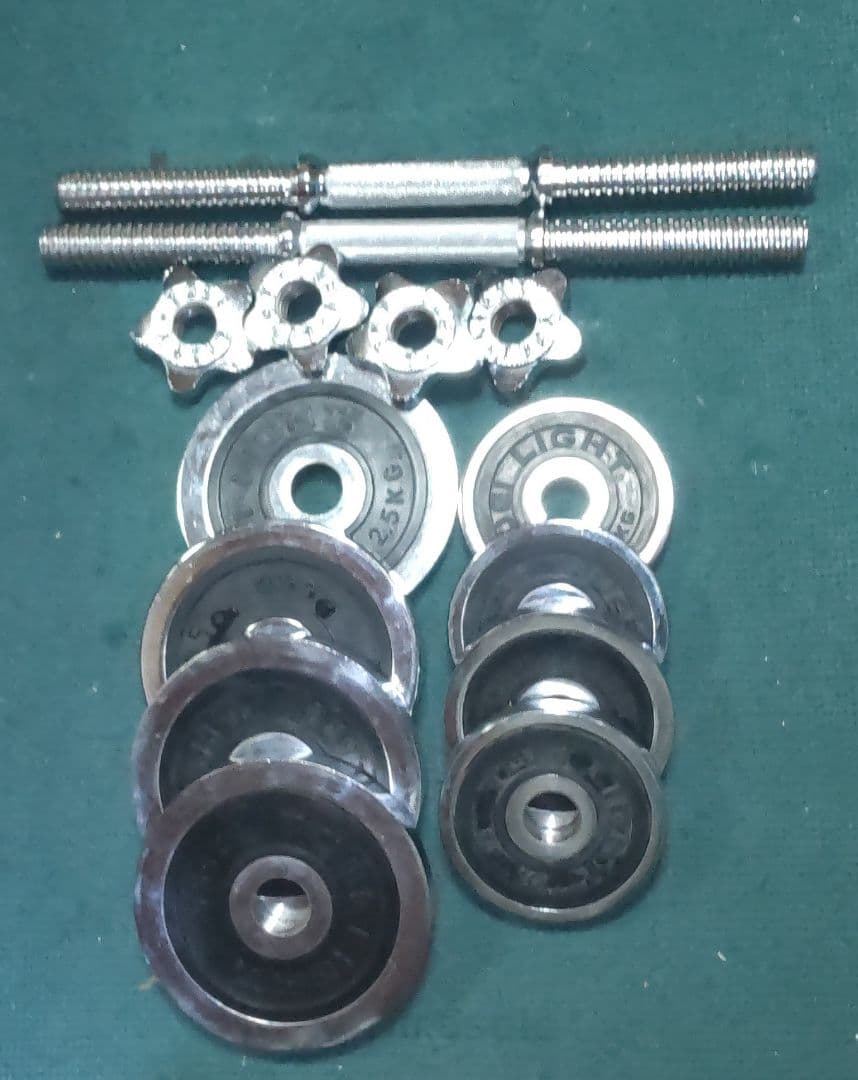 トーエイライト Chrome 10kg ダンベル 2個