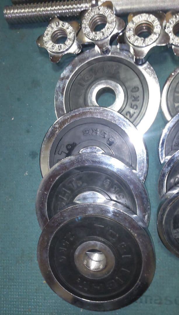 トーエイライト Chrome 10kg ダンベル 2個