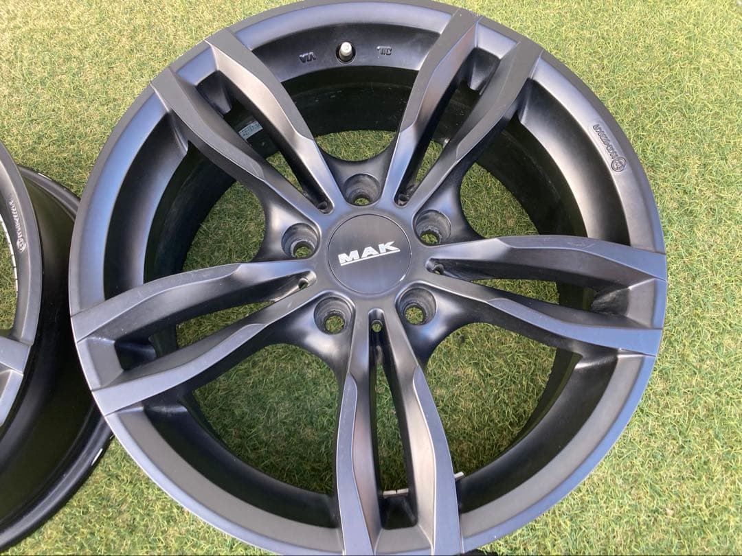 MAK 17インチ ブラックホイール 4本セット　