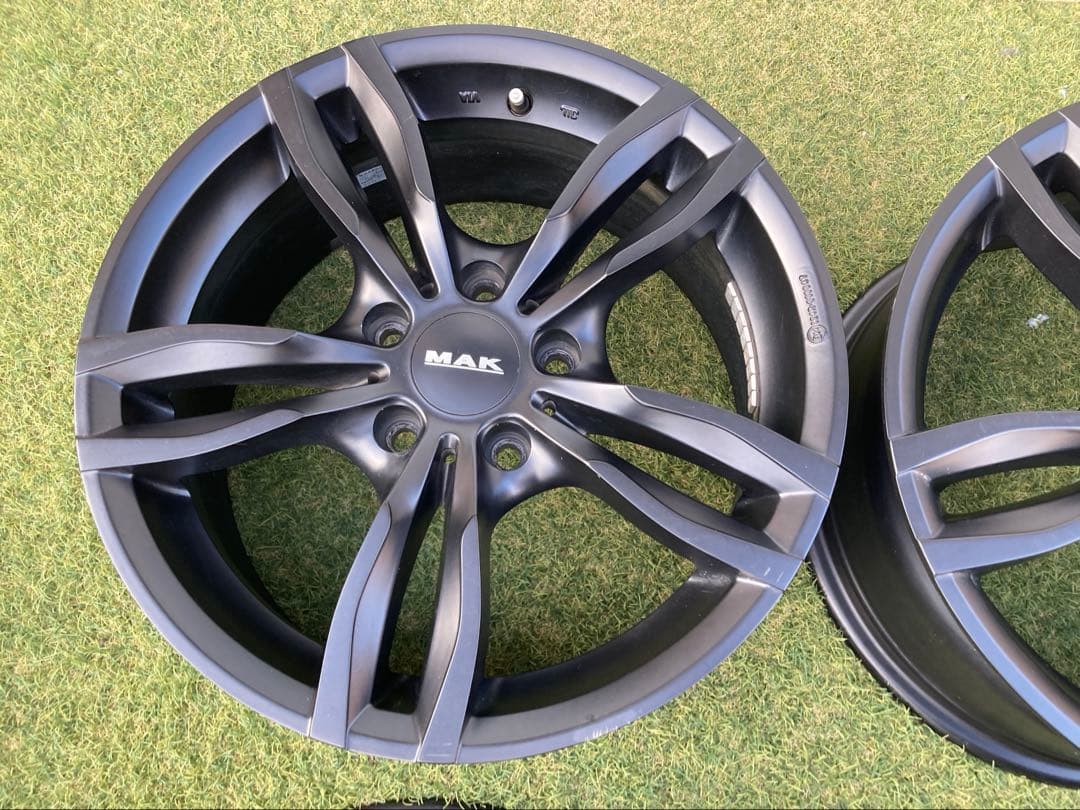 MAK 17インチ ブラックホイール 4本セット　