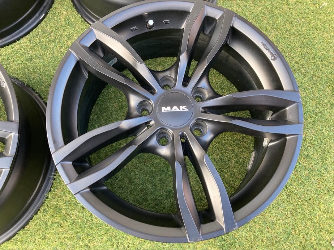 MAK 17インチ ブラックホイール 4本セット　