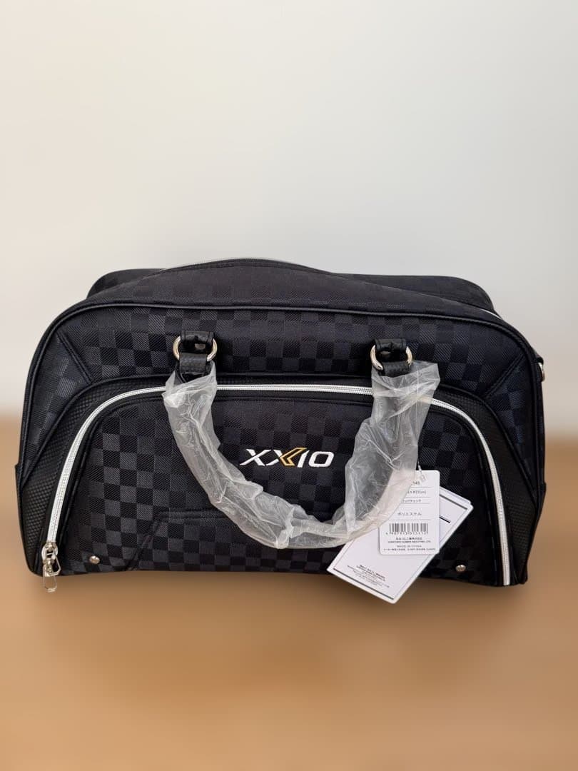 XXIO チェック柄 ゴルフバッグ　タグ付き