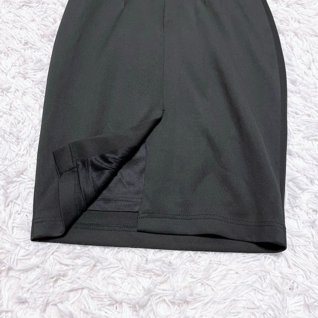 AR エンジェルアール ハイネック リボン タイ ミニ ドレス ワンピース 黒