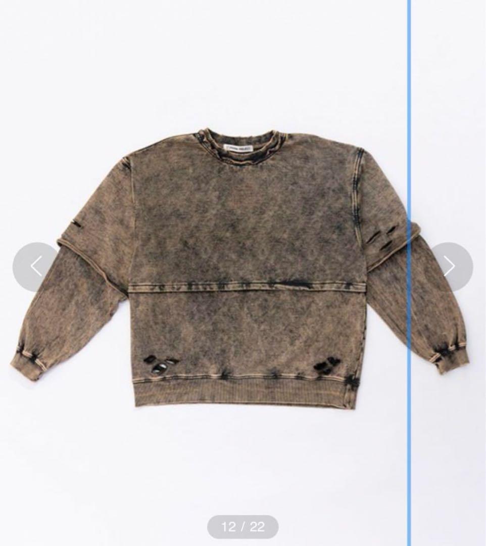 PRANK PROJECT レイヤードピグメントスウェット