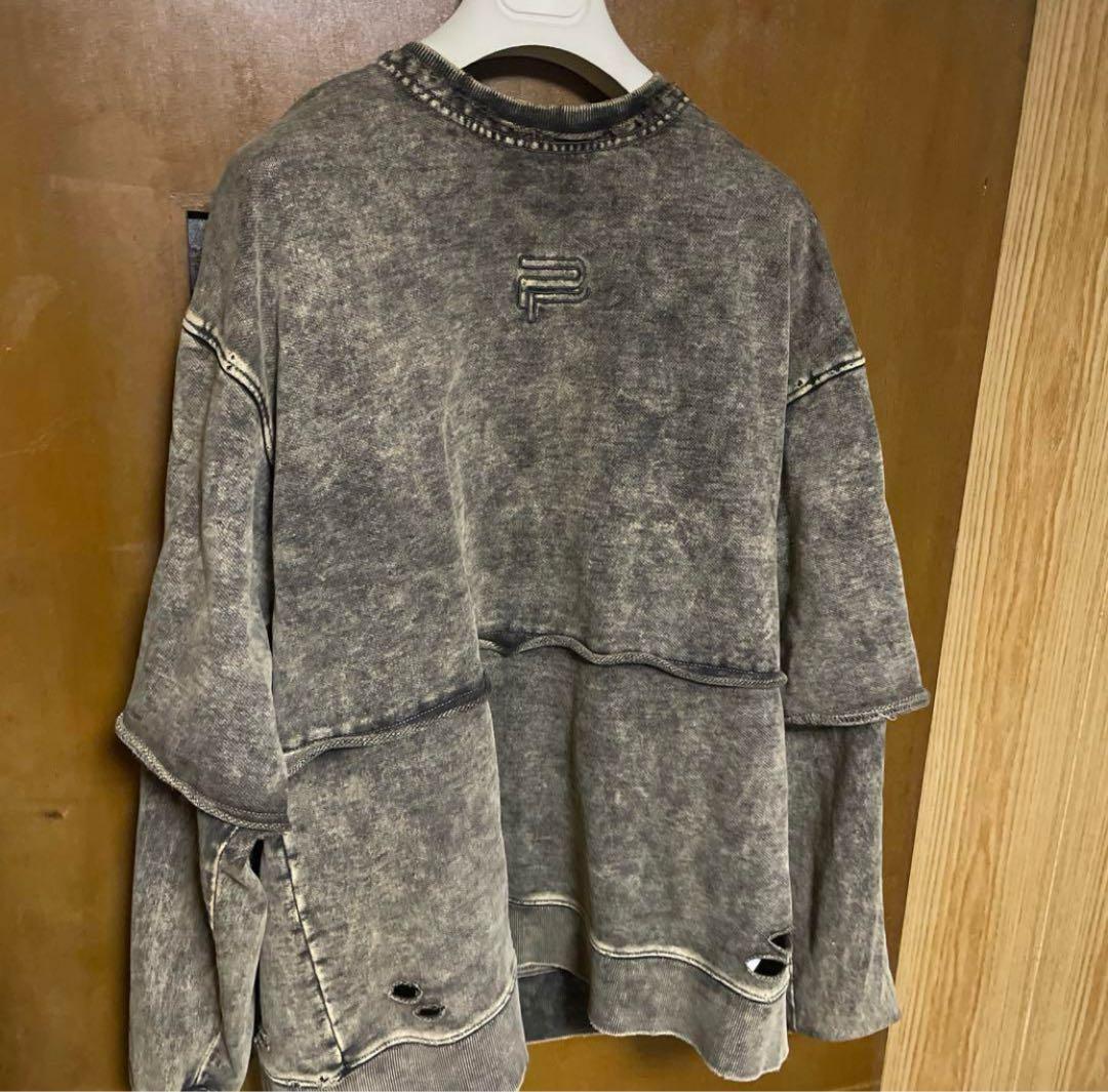 PRANK PROJECT レイヤードピグメントスウェット