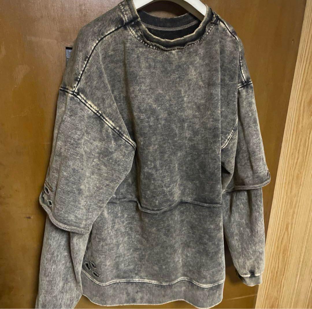 PRANK PROJECT レイヤードピグメントスウェット