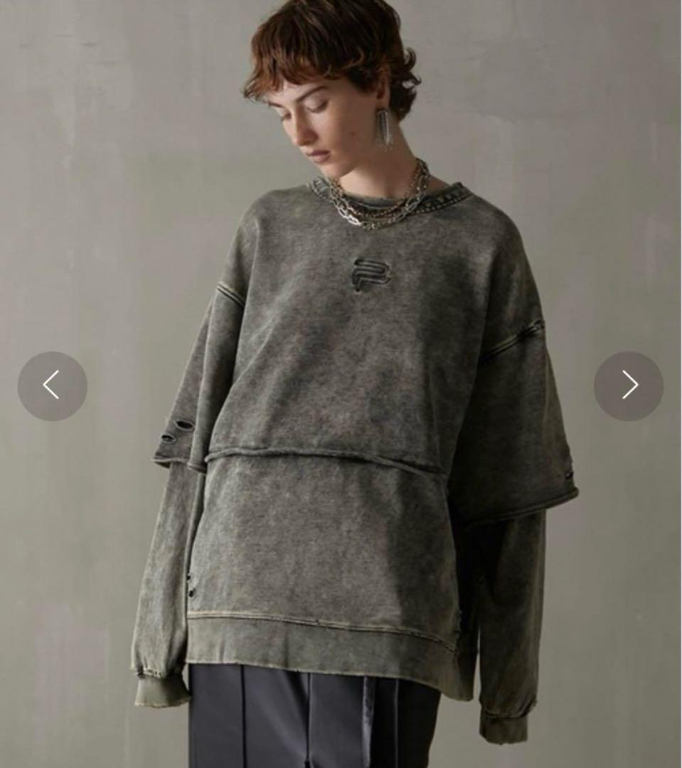 PRANK PROJECT レイヤードピグメントスウェット