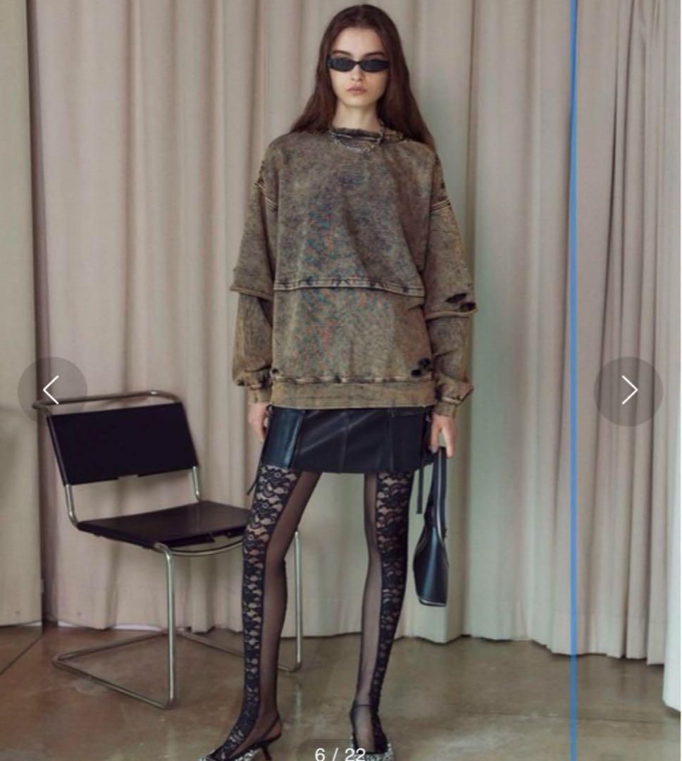 PRANK PROJECT レイヤードピグメントスウェット