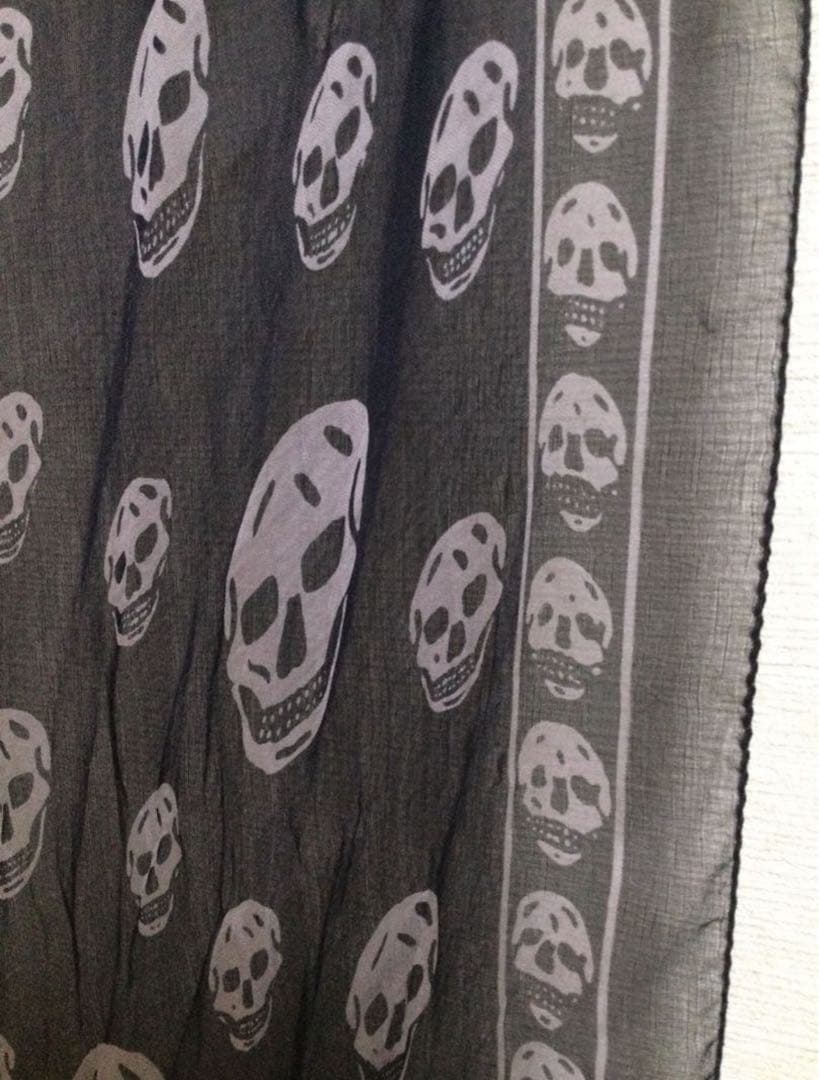 Alexander McQueen スカル柄 ストール