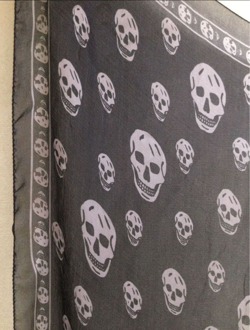 Alexander McQueen スカル柄 ストール