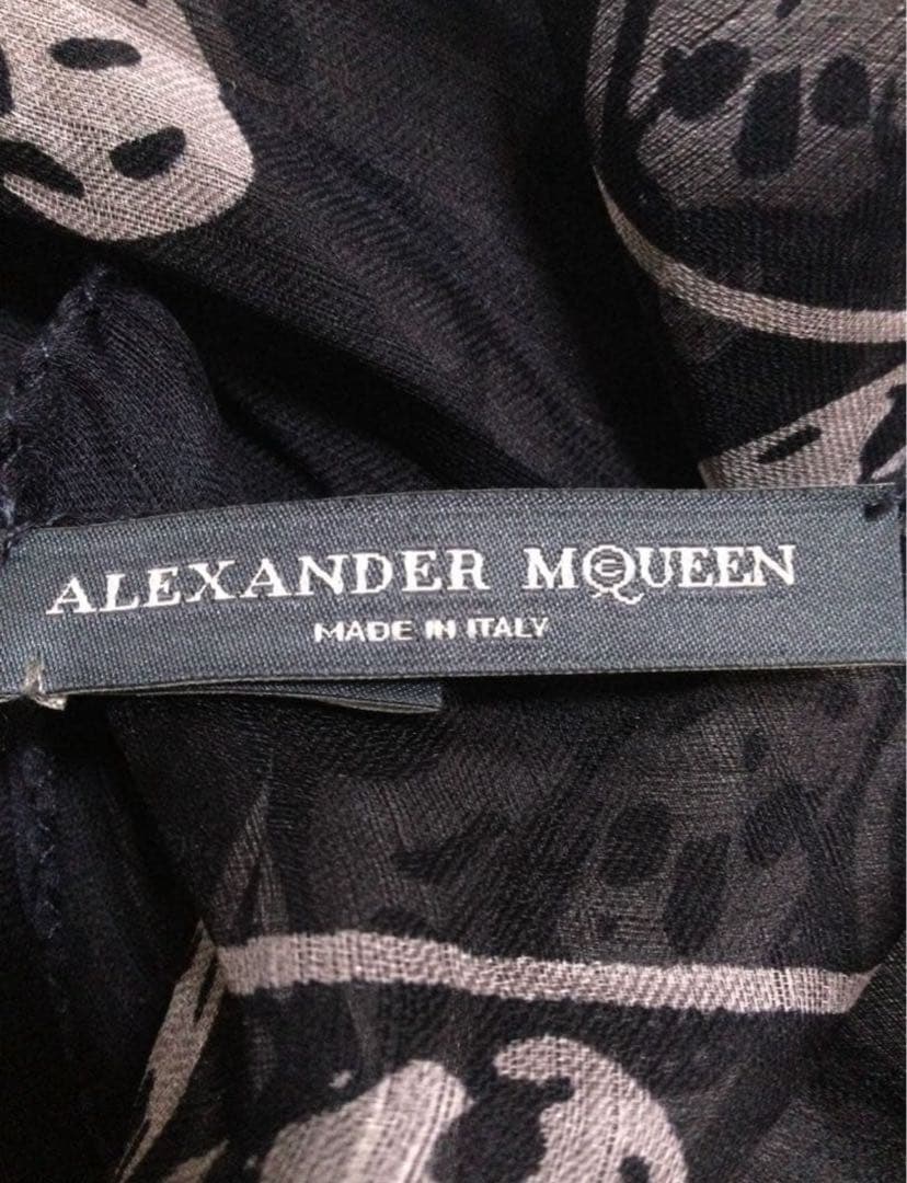 Alexander McQueen スカル柄 ストール