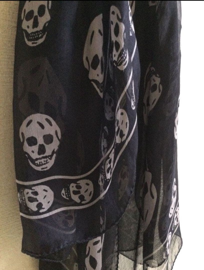 Alexander McQueen スカル柄 ストール