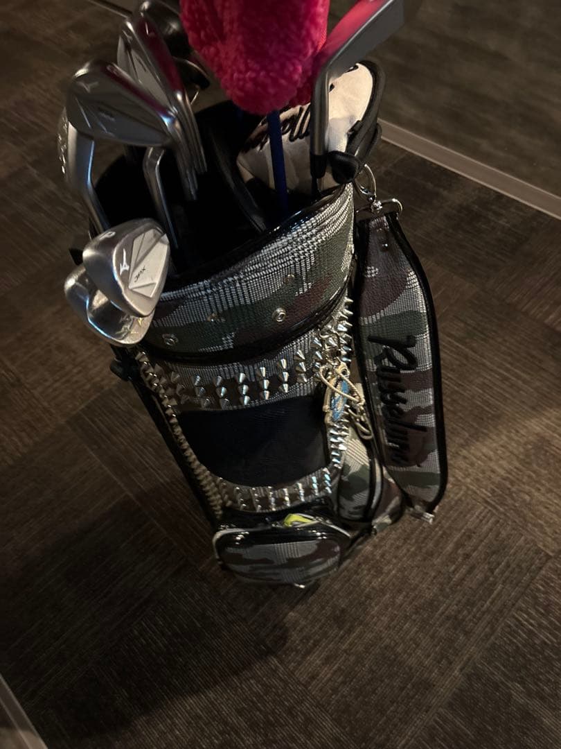 最終値下げRUSSELUNO 迷彩キャディバッグ