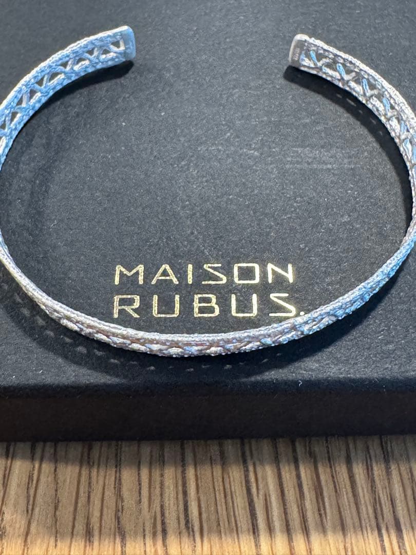 未使用 MAISON RUBUS. メゾンルーバス レースバングル S