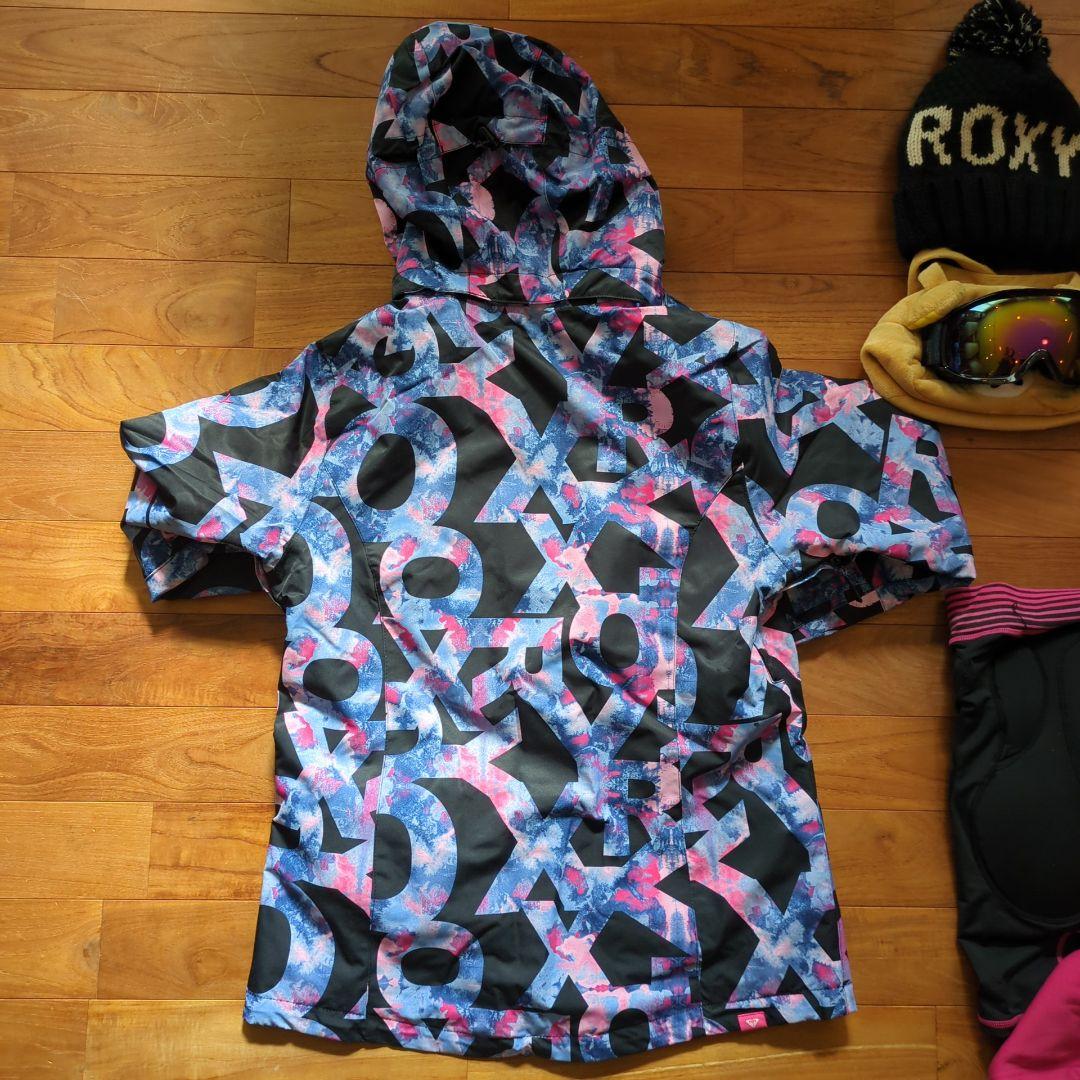 美品◆ROXY scoLar レディースL スノーボードウェア類 9点 セット