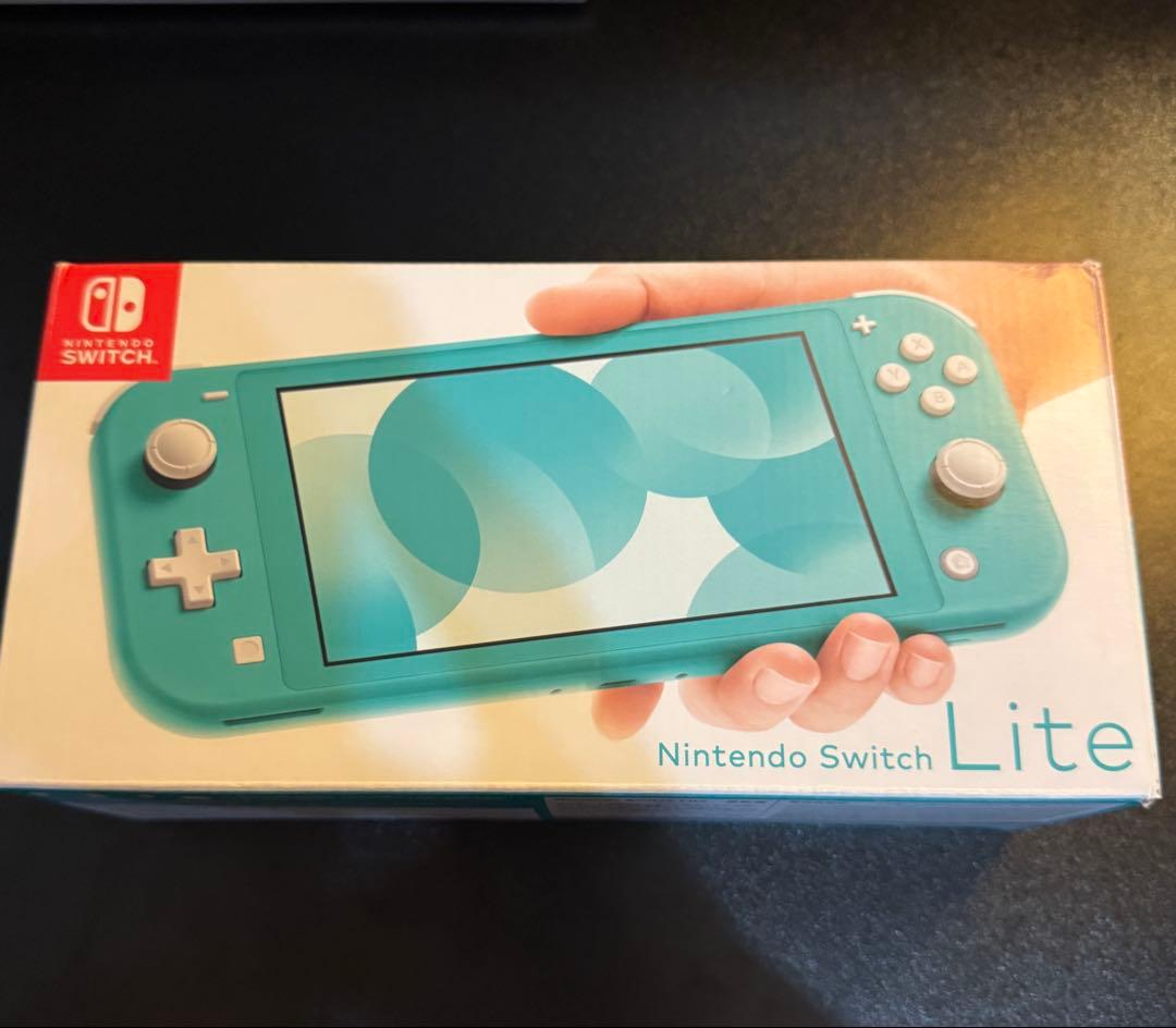 Switch Lite ターコイズ 箱入り フィルム カバー付き