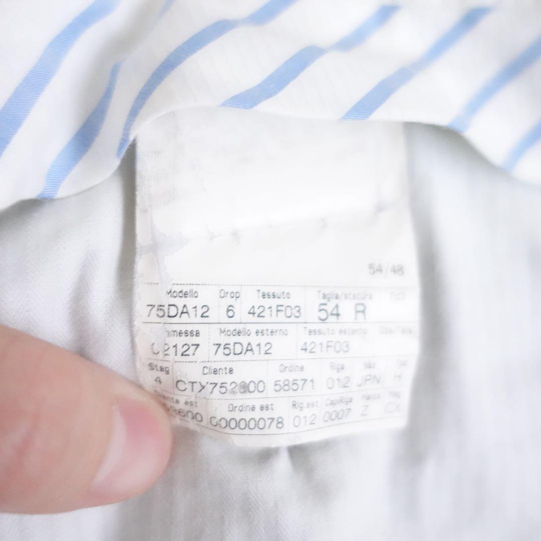 Ermenegirdo Zegna ウールギャバジン　ワイドトラウザーズ　グレー