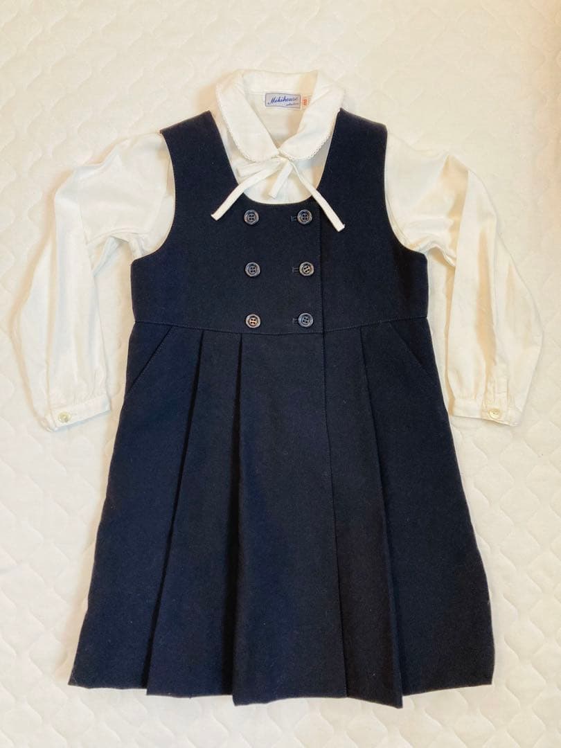 ミキハウスコレクション　お受験ワンピースセット　110