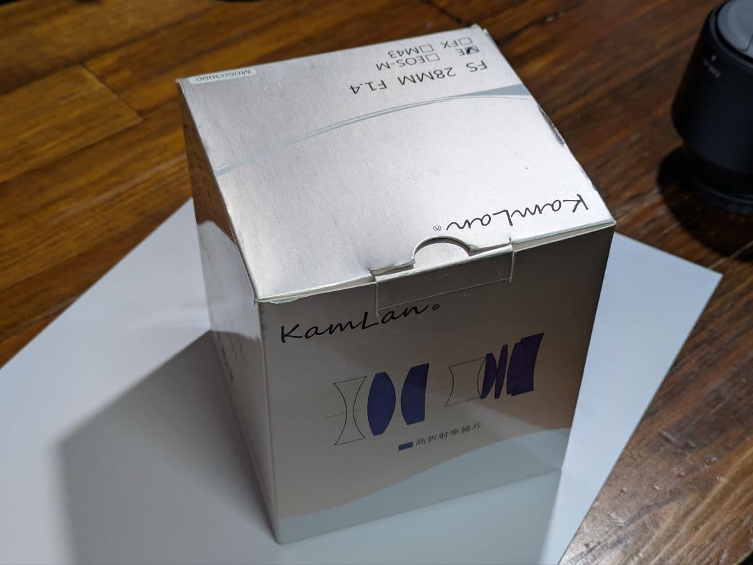 【値下げ】Kamlan FS 28mm F1.4 Eマウント レンズ