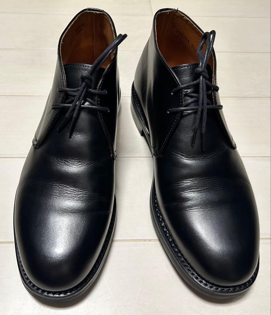 美品★Berwick バーヴィク★チャッカブーツ 6.5★黒★ブラック