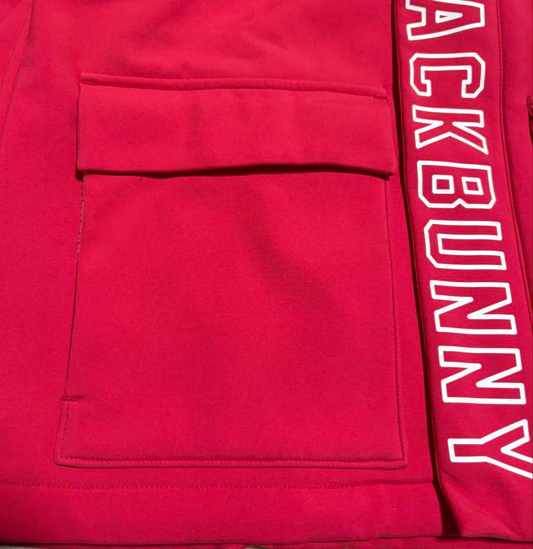 Jack Bunny 2WAYジャケット ピンク 裏起毛 フード取り外し可