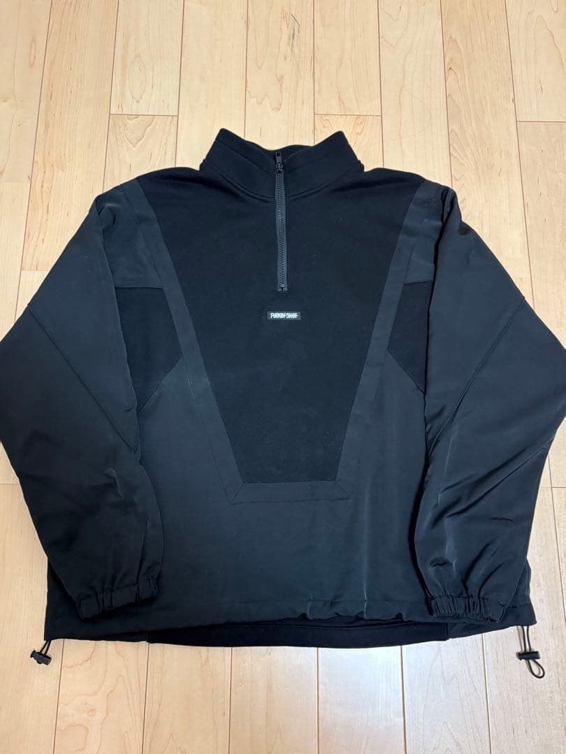 Bandel ブラック ハーフジップジャケット