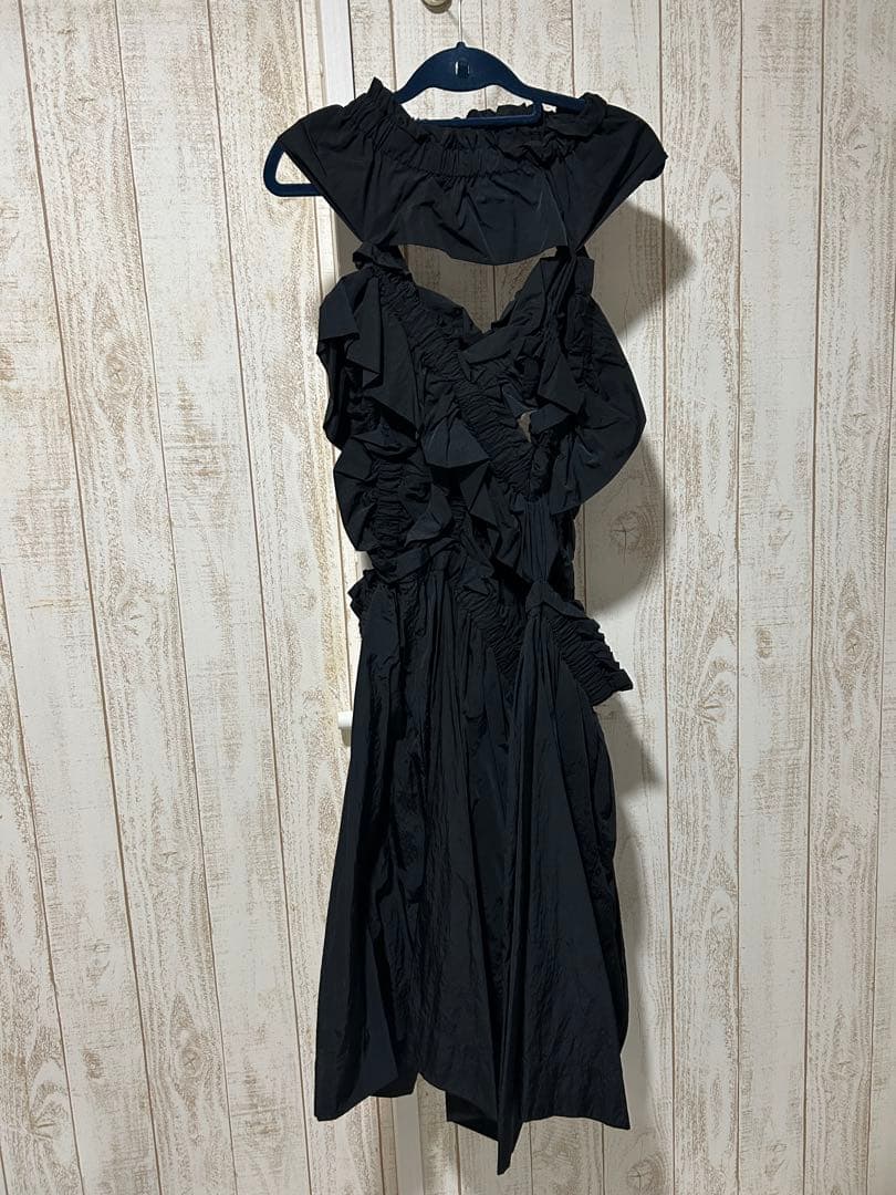 [完売] HOUGA kiki frill dress