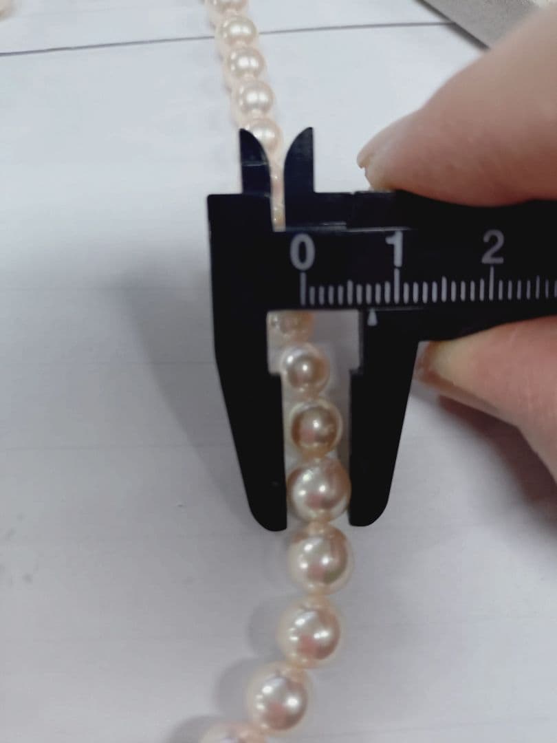 あこや真珠 ネックレス ピンク系 アコヤ真珠 パールネックレス