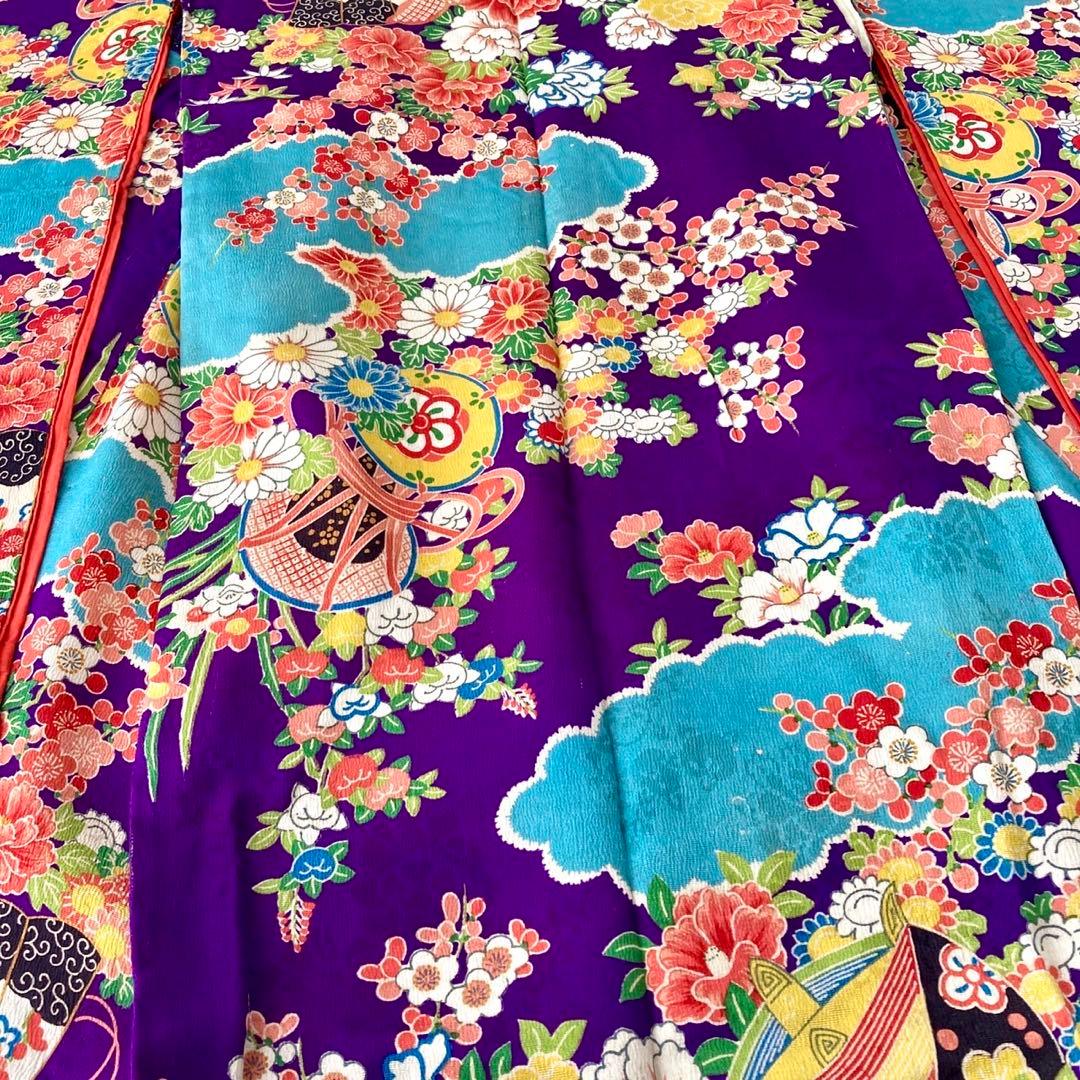 アンティーク　女の子　子供着物　七五三　アンティーク着物　NO6